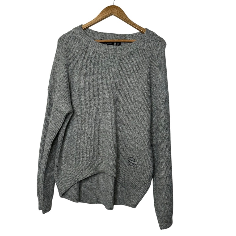 Harley-Davidson Gray Knit Sweater Size Medium